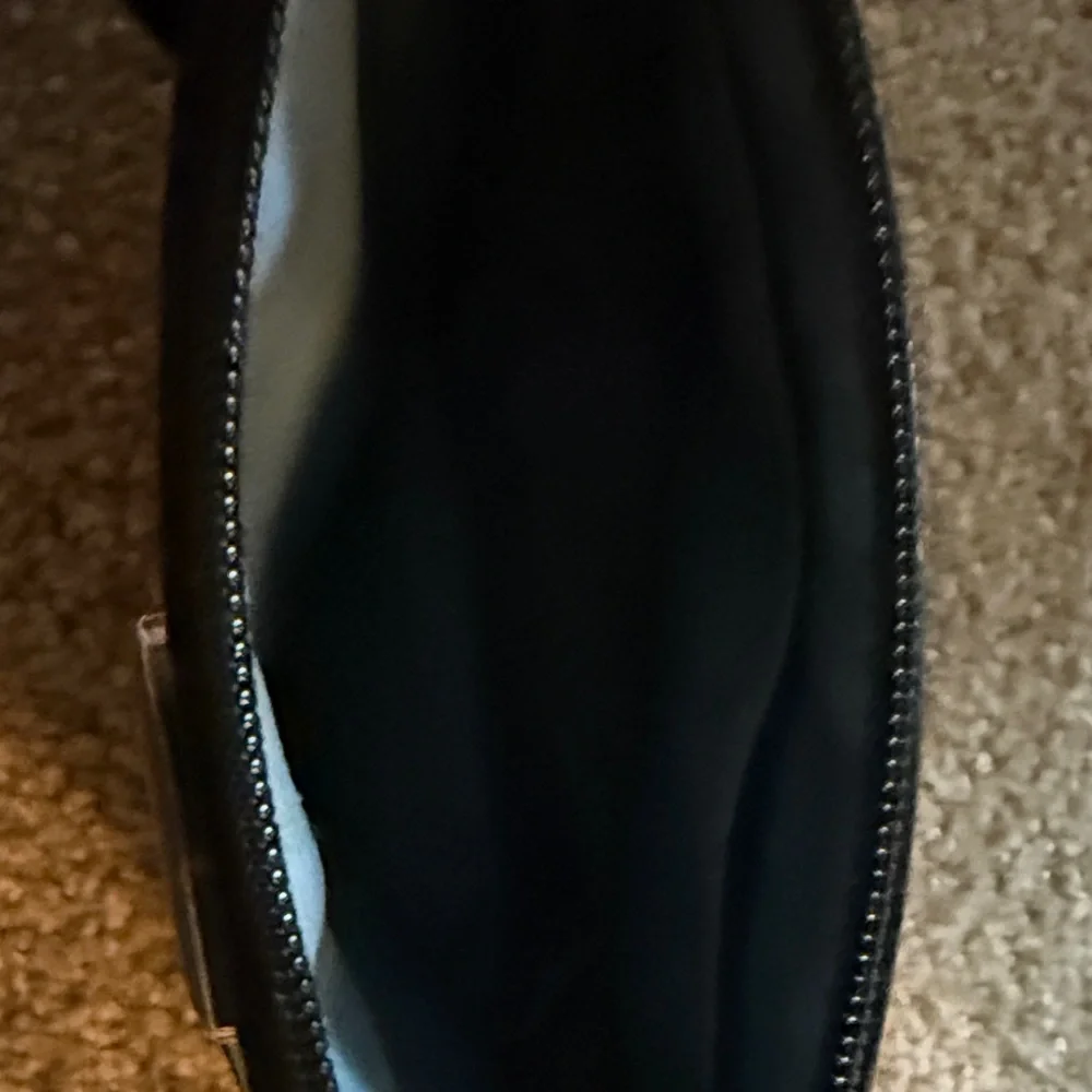 Coach Black and Tan Signature Wristlet - Picture 3 of 4